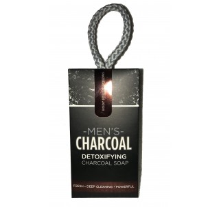 Charcoal Detoxifying Soap-On-A-Rope Charcoal Detoxifying Soap-On-A-Rope