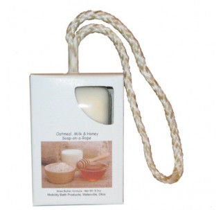 Oatmeal, Milk & Honey Soap-On-A-Rope Oatmeal, Milk & Honey Soap-On-A-Rope