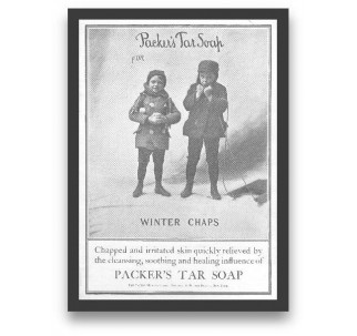 Packers Tar Soap Print Ad