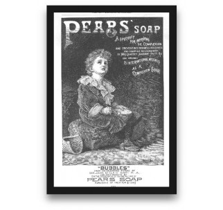 Pears Soap Print Ad - Bubbles