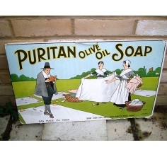 Puritan Olive Oil Soap Sign