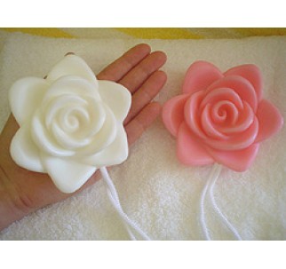 Rose Soap-On-A-Rope Rose Soap-On-A-Rope