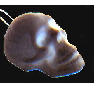 Crystal Skull Soap-On-A-Rope - Glow In The Dark  Crystal Skull Soap-On-A-Rope - Glow In The Dark