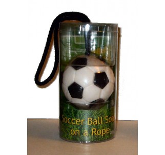 Soccer Ball Soap-On-A-Rope (Case of 48) Soccer Ball Soap-On-A-Rope (Case of 48)